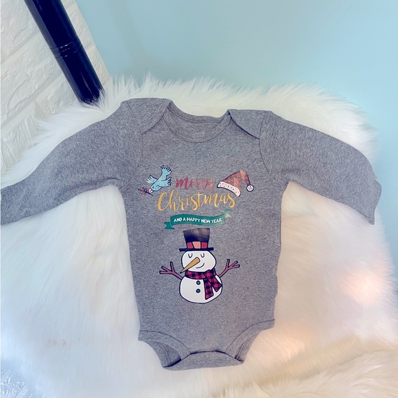 Infant Merry Christmas, and Happy new year, onesie, body suit - Picture 1 of 1